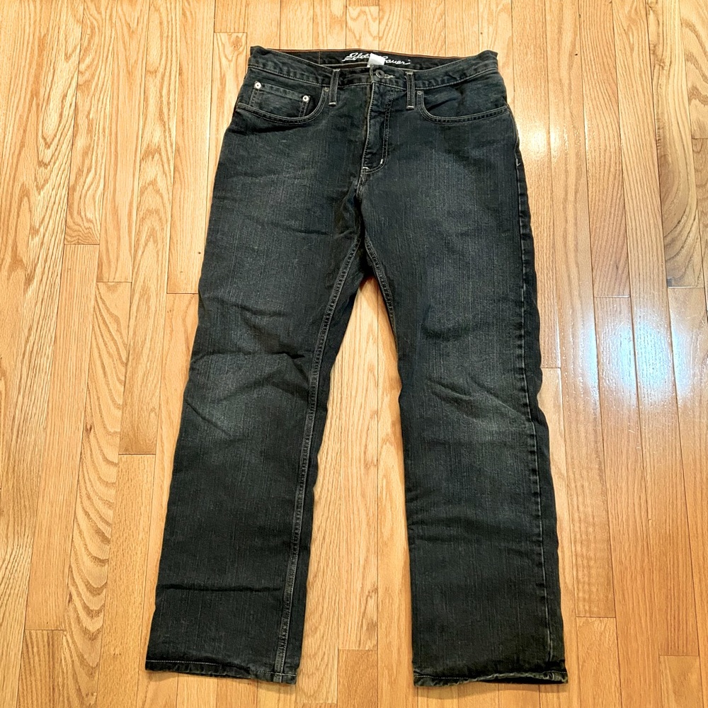 Eddie Bauer Flannel Lined Jeans
